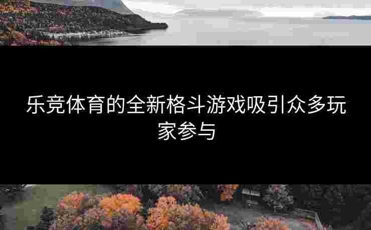 乐竞体育的全新格斗游戏吸引众多玩家参与