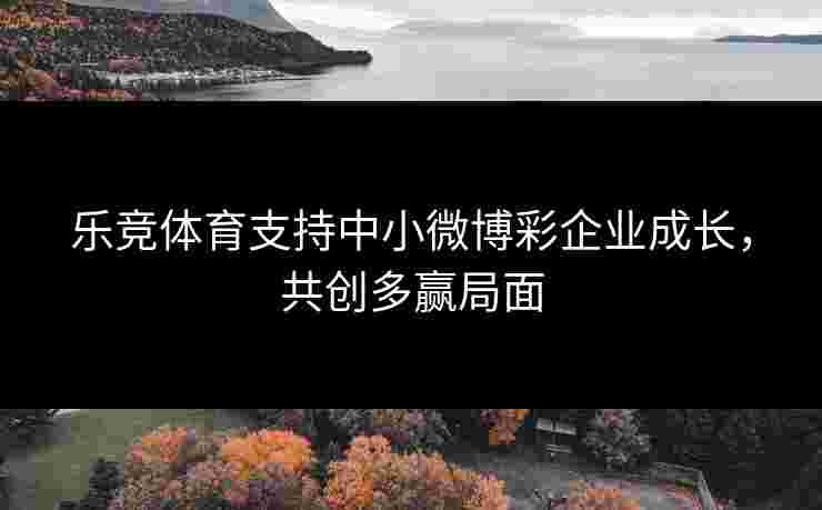 乐竞体育支持中小微博彩企业成长，共创多赢局面